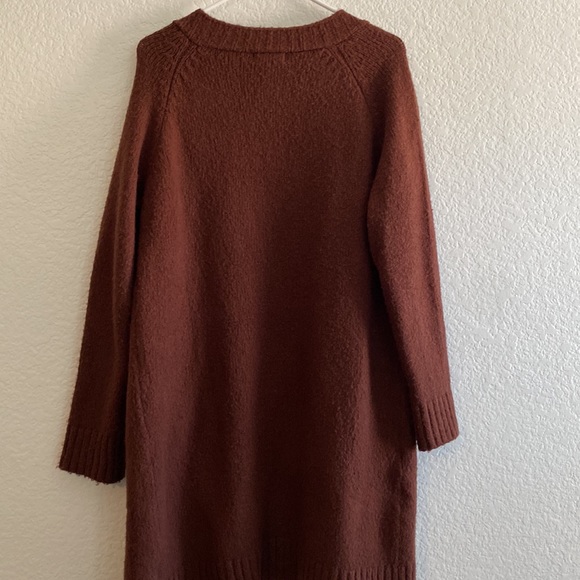 Roolee Brown Open Long Cardigan Size Small - Picture 2 of 8